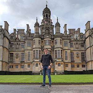 Connor Luebbehusen at Harlaxton College