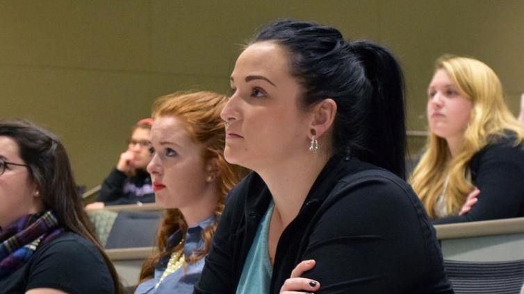 Students attending lecture