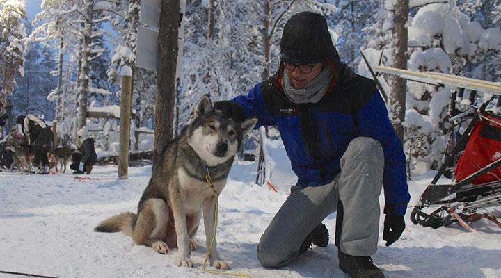 带狗的学生